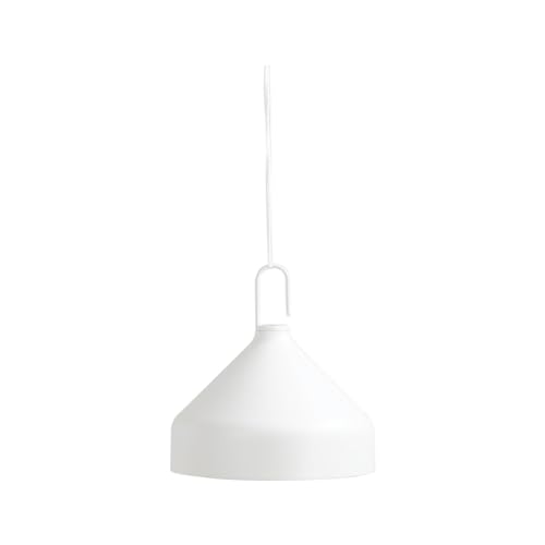 Zafferano, Amelie Suspension Lamp, Cordless Rechargeable Table Lamp with Touch Control, Suitable for Indoor and Outdoor Use, Dimmer, 2200-3000 K, Height 12 cm, White Colour