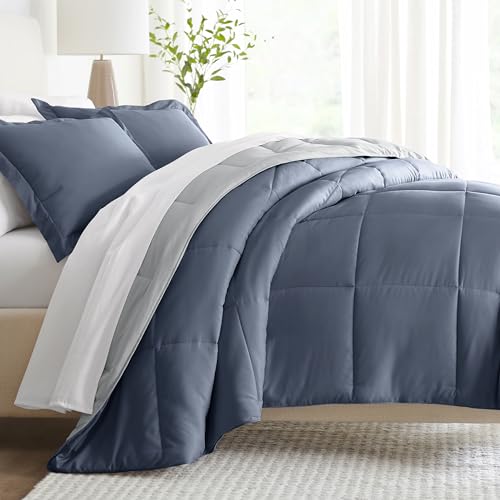 Linen Market Reversible Twin Size Comforter Set (2 Piece) - Bring Luxury Home with Our Soft and Lightweight Down Alternative Comforter Twin Set - This Includes Your Twin Comforter and 1 Pillow Sham