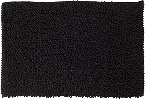 Sealskin Twist Bath Mat, Microfibre, Anthracite, 60 x 3 x 90 cm