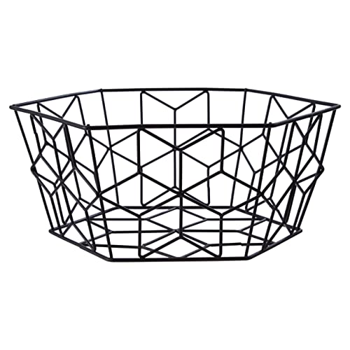 Premier Housewares Stylish Contour Fruit Basket - Functional Design Unique Fruit Basket For Livingroom - Durable Fruit Basket For Kitchen - Metal Constructed Exotic Fruit Basket