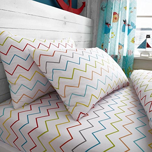 Gaveno Cavailia Easycare Kids Rotary Sheet Set with Fitted Sheet and Pillow Case, [ Under the Sea - Single ]