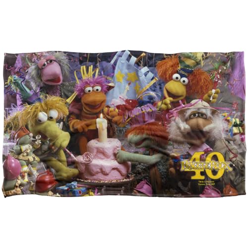 Jim Henson - Fraggle Rock Fraggle 40Th Birthday Party Silky Touch Super Soft Throw Blanket 91 x 147 Cm