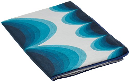 Garnier Thiebaut 32284 Kaleidoscope Cotton Blue Pillow Case 63 x 63 cm