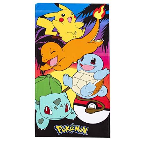 "Northwest Beach Towel, 30"" x 60"", Sunset Pokemon"