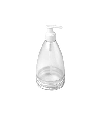 TATAY Aqua Soap Dispenser for Practical Bathroom Organisation - Liquid Soap Storage - Easy-Care Format - Neat Countertop Storage - Easy Surface Cleaning - Compact Bathroom Format, Glac??