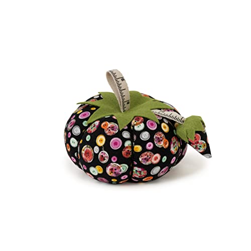 Dritz Pin Cushion, Black Button Print