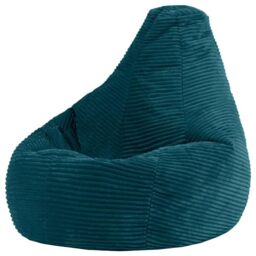 icon Dalton Kids Cord Bean Bag with Filling Included, Teal