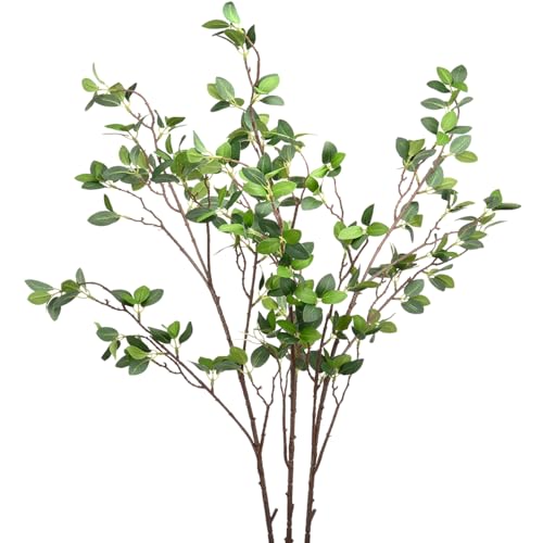 SzJias Artificial Branches for Vase Faux Stems Greenery Plant Stems for Vase Fake Tree Branches (3 Branches, 41.7 inch/Branches)