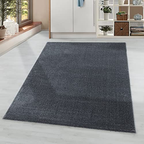 Giantore Plain Short Pile Rug, Flat Pile Rug, Bedroom, Living Room