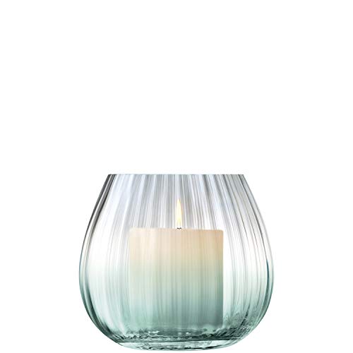 LSA International Lantern/Vase, Green/Grey, H13cm