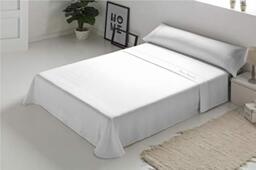 Pierre Cardin - Arcadia 100% Cotton Sheet Set - 160 cm Bed - White