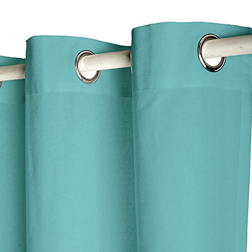 TODAY Polyester Curtain with Eyelets 140 x 260 cm Sea Green