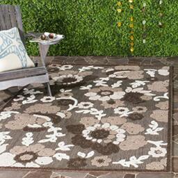 Safavieh Traditonal Indoor Woven Rectangle Area Rug, Cottage Collection, COT920, in Light Brown / Brown, 201 X 290 cm for Living Room, Bedroom or Any Indoor Space
