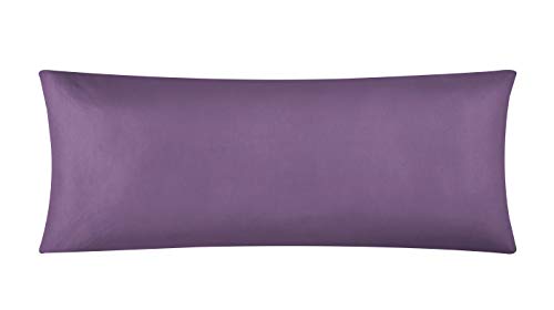 "Evolive Ultra Soft Microfiber Body Pillow Cover/Pillowcases 21""x54"" with Hidden Zipper Closure (21""x54"" Body Pillow Cover, Lavender)"