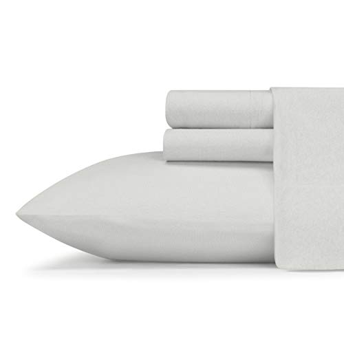Eddie Bauer - King Sheets, Breathable Bedding Set, Lightweight Home Decor for Warm Sleepers (Jersey Knit Grey, King)