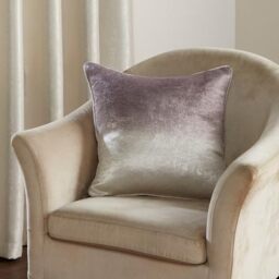 Fusion - Chocolate Brown Ombre Cushion (43 x 43cm) With Filling - Shimmer Two Tone Cover - Matching Curtains Available