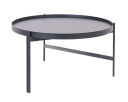 Office Hippo Coffee Side Table, Steel Frame, Large, 80 x 80 x 43.5 cm
