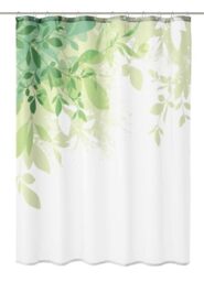 Kleine Wolke Shower Curtain, Polyester, Green, 120 x 200 cm