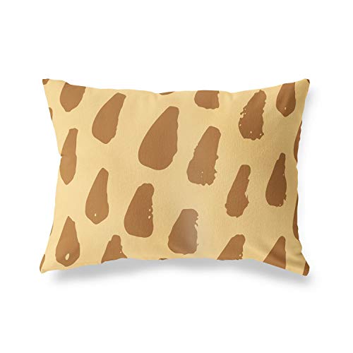 BonaMaison Decorative Cushion Cover, Brown Tones Throw Pillow Covers, Home Decorative Pillowcases for Livingroom, Sofa, Bedroom, Size: 45X60 Cm - Designed and Manufactured in Turkey