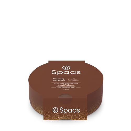 Spaas Winter Glow Scented Candle 4-Wick 20h, Charming Christmas, Bordeaux
