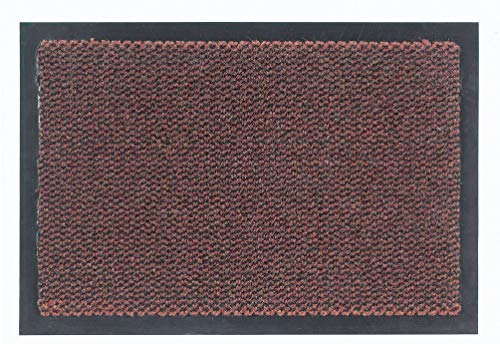 Unbekannt TARRÉS Doormat Saphir 40x60 cm 100% Polypropylene Anti-Dust and Non-Slip Red