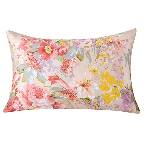 SLPBABY Silk Pillowcase for Hair and Skin with Hidden Zipper Print (King, Pattern16)