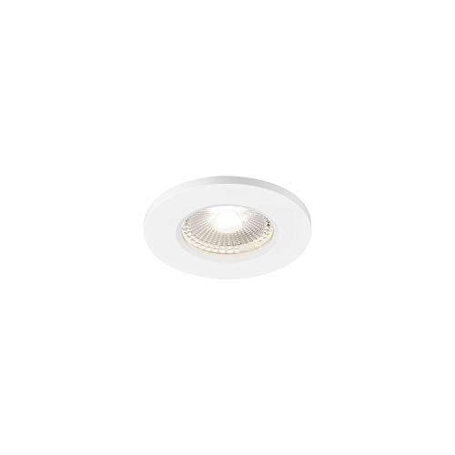 SLV Recessed Ceiling Light KAMUELA/LED Spotlight, floodlight, Ceiling Spotlight, recessed Light, Indoor Lighting / IP65 4000K 6W 400lm White dimmable 38 Degrees