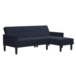 Haven Sofa Bed in Linen Blue – Modern Convertible Sofa Bed, 211 × 140 × 80 cm (W x D x H)