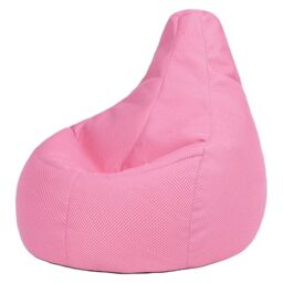 icon Mesh Large Gaming Bean Bag with Filling Included, Pink