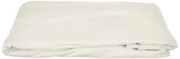 Bed-Fashion Elastane Topper Fitted Sheet, Mako-Satin, White, Double, 140 x 200 cm