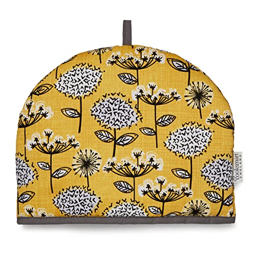Cooksmart Retro Meadow Tea Cosy Insulated Cotton Cover - Insulated lining, cotton fabric, heat retention, versatile teapot fit, machine washable
