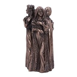 Nemesis Now Maiden, Mother, Crone Candle Holder 17cm, Bronze D5748U1