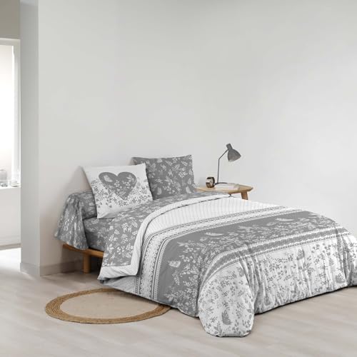 Douceur d'Intérieur, Annie 6-Piece Bedding Set (260 x 240 cm) 100% Cotton
