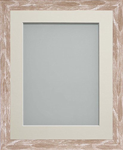 Frame Company Camber Range 8X8-Inch Brown Picture Photo Frame with Ivory Mount For Image Size 5X5-Inch