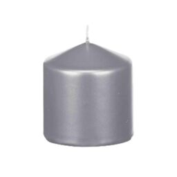 Silver Candle 7 x 7.5 x 7 cm (24 Units)