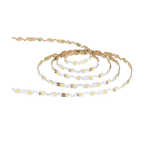 Eglo LED Strip Light Flexible Stripe, self-Adhesive and shortenable lightstrip, Warm White Room Lighting, Rope Lights Made of White Plastic, 8 m