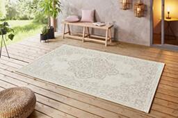 bougari Tilos Indoor and Outdoor Rug 120 x 170 cm Cream/Beige