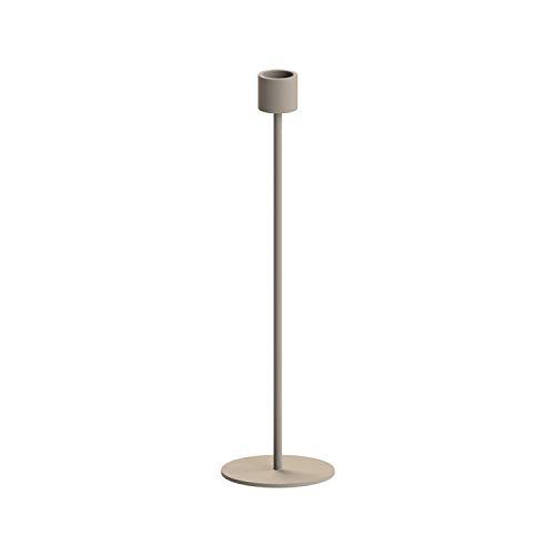 Cooee Design HI-029-02-SA Candlestick Metal Sand Dimensions: 8 cm x 8 cm x 29 cm