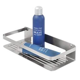 Tiger Caddy Shower Basket, Stainless Steel Brushed, 32 x 7 x 13.6 cm