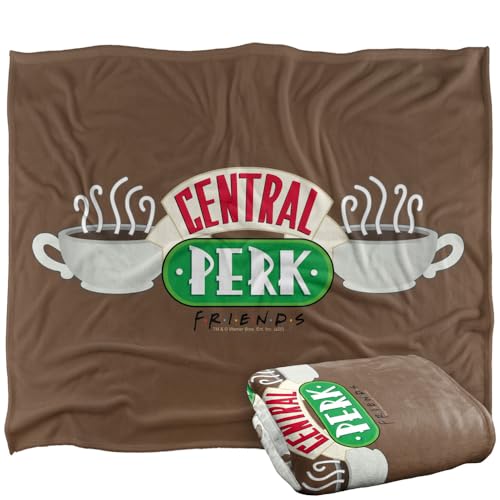 Friends Central Perk Logo Silky Touch Super Soft Throw Blanket 152 X 127 Cm
