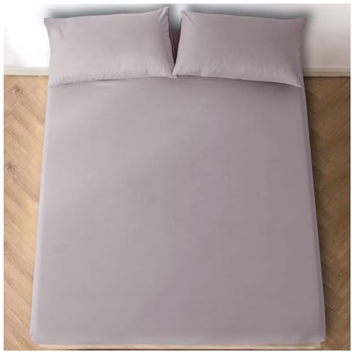 GC GAVENO CAVAILIA Fitted Sheet & Pillowcases, Polycotton, Grey, Super King