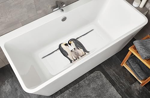 Kleine Wolke Bath Mat PVC White/Black 36 x 92 cm