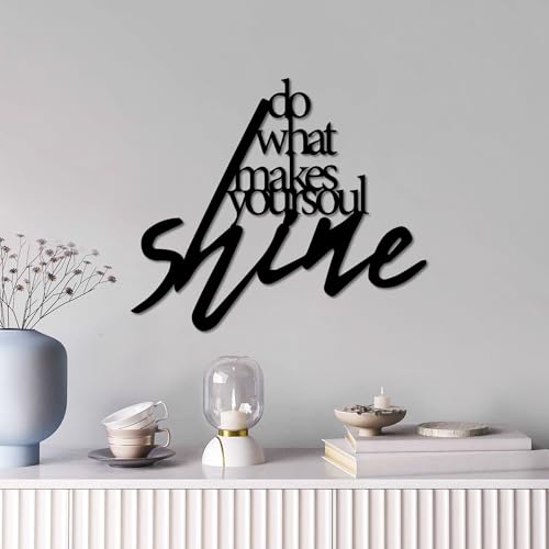 Stylish Black Decorative Metal Wall Accessory, 56 x 47 cm, 100% Metal, 1.5 mm Thickness, Lightweight (0.55 kg), Perfect for Modern Home Decor