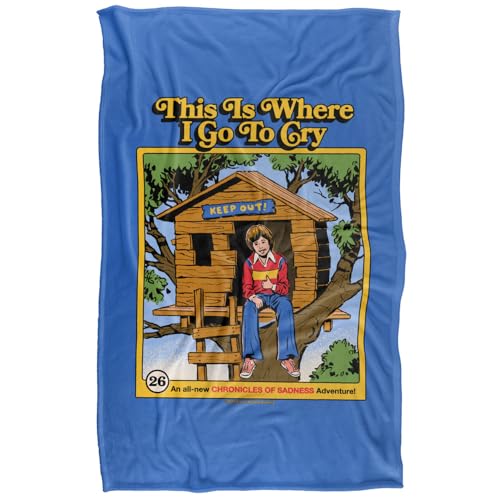 Steven Rhodes This Iis Where I Go Silky Touch Super Soft Throw Blanket 91 X 147 Cm