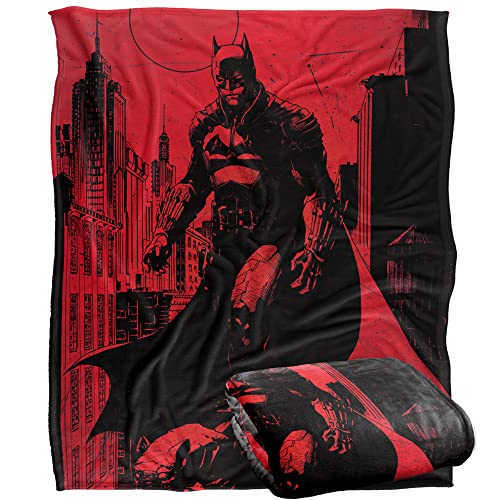 BATMAN The (2022) Blanket, Jim Lee Art Silky Touch Super Soft Throw Blanket 152 x 127 cm