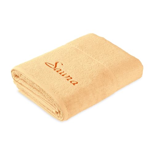 Frottana Pearl sauna towel 80 x 200 cm, 100% cotton, maize