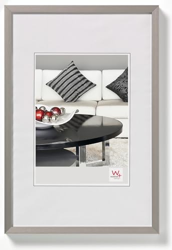 walther design Picture Frame Steel 29,7 x 42 cm (DIN A3) Aluminium Chair Aluminium Frame AJ342D