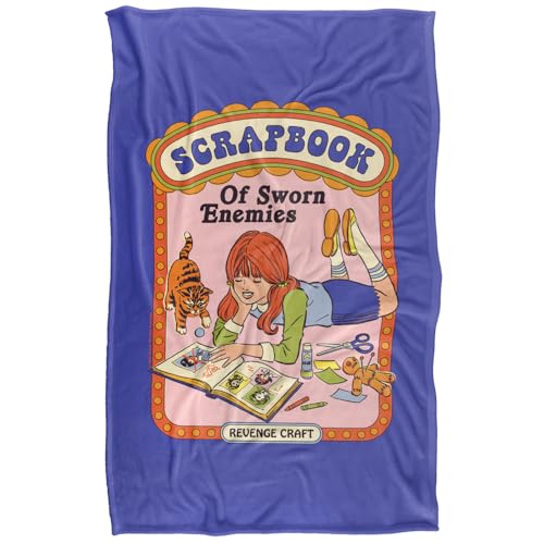 Steven Rhodes Scrapbook Of Sworn Enemies Silky Touch Super Soft Throw Blanket 91 X 147 Cm