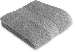 Le linge de Jules Hand Towel 50 x 90 cm – 100% Cotton – 450 g/m² – Grey