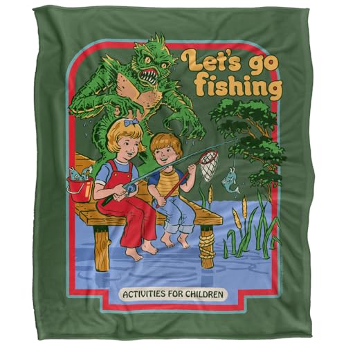 Steven Rhodes Let'S Go Fishing Silky Touch Super Soft Throw Blanket 152 X 127 Cm